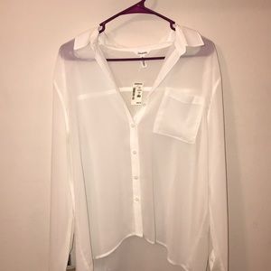 NWT Aeropostale Sheer Button up shirt